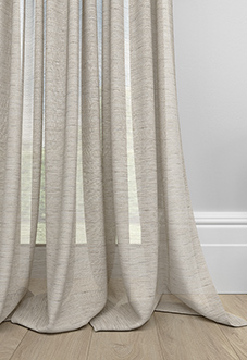 Sahara Voile, Metallic Sand - Made to Measure Curtains